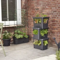 Elho Plantenbak Green Basics Stack & Grow Large Zwart 10 Elho Plantenbak Green Basics Stack & Grow Large Zwart -Exporteren Zonnige Tuin Winkel elho plantenbak green basics stack grow large zwart 800x534 620e3d4f78fb3 l