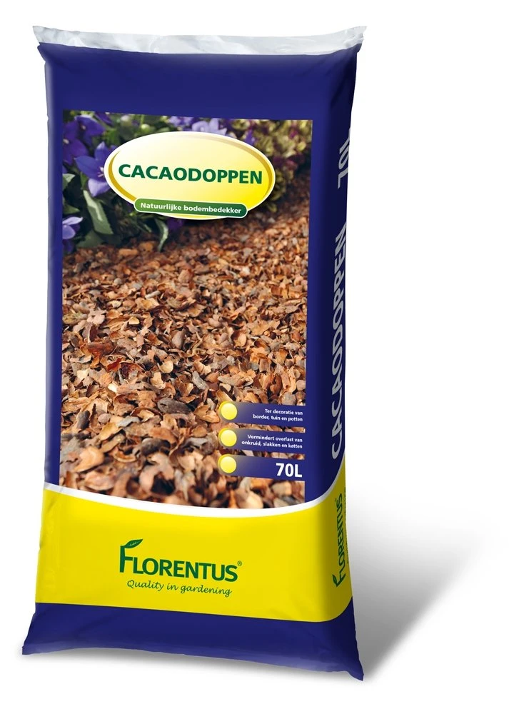 Florentus Cacaodoppen 70L 1 Florentus Cacaodoppen 70L