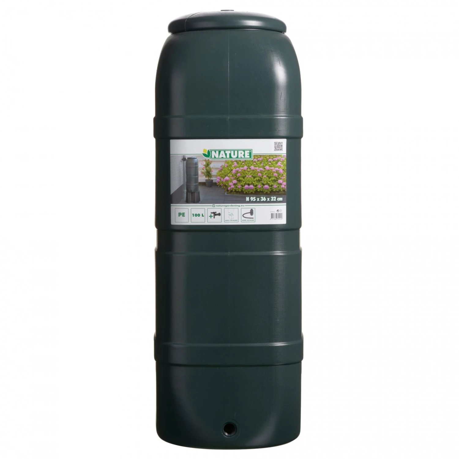 Nature Slimline' Regenton Groen - 100L 3 Nature Slimline' Regenton Groen - 100L - Afbeelding 3